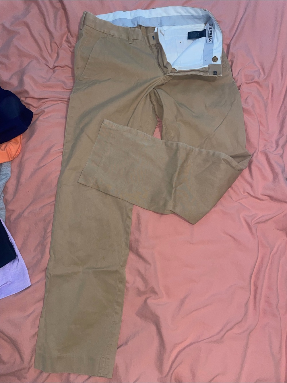 Express Men's Tan Chino Pants